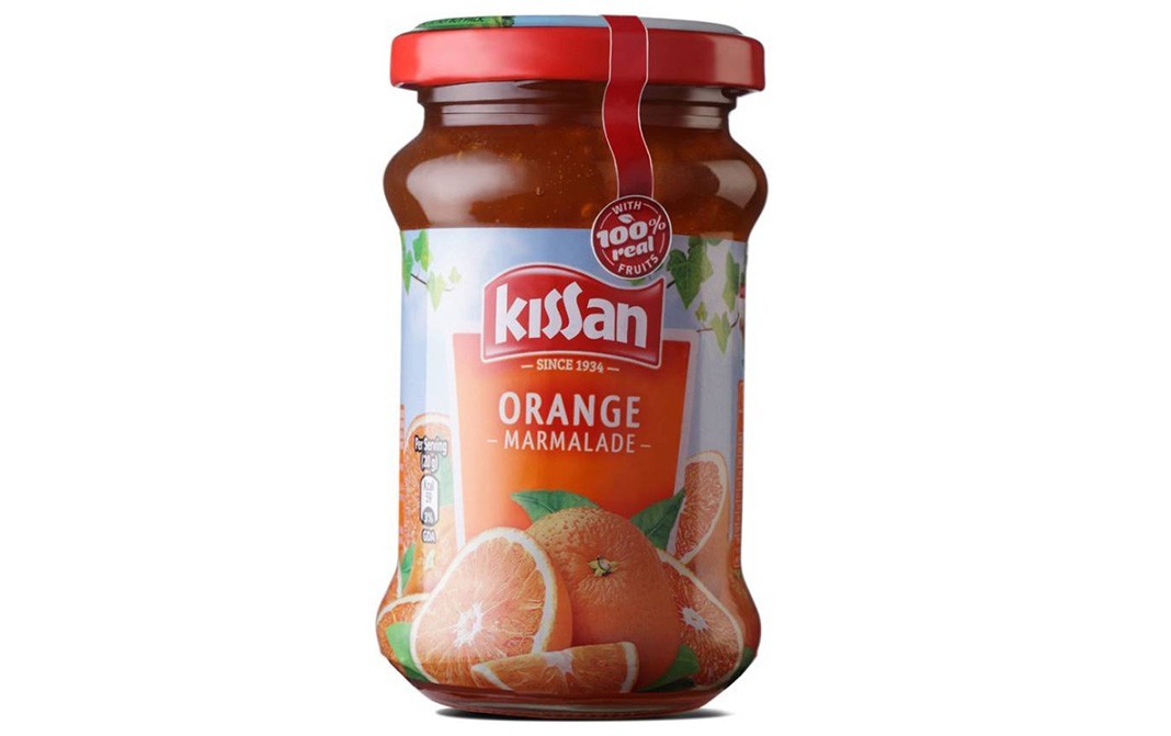 Kissan Orange Marmalade Jam   Glass Jar  200 grams